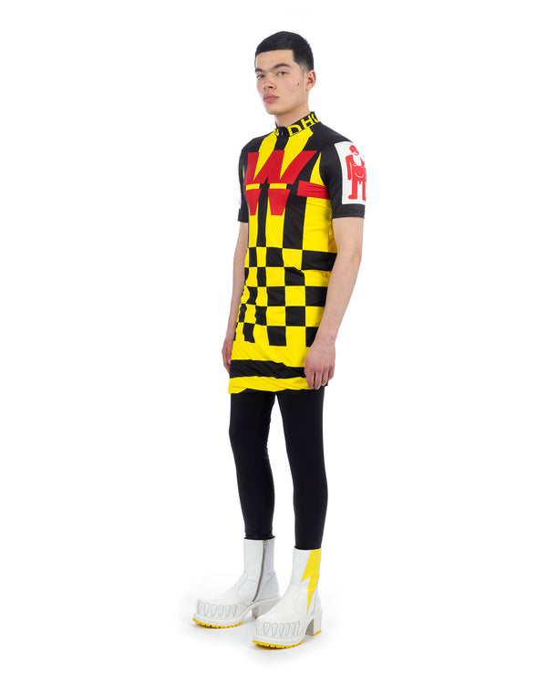 Walter Van Beirendonck | Cosmic Dancer Bike Combi Black / Yellow - Concrete