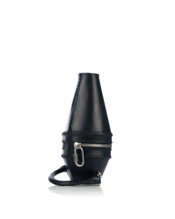 Saddermander | The Urn Petite Bag Black - Concrete
