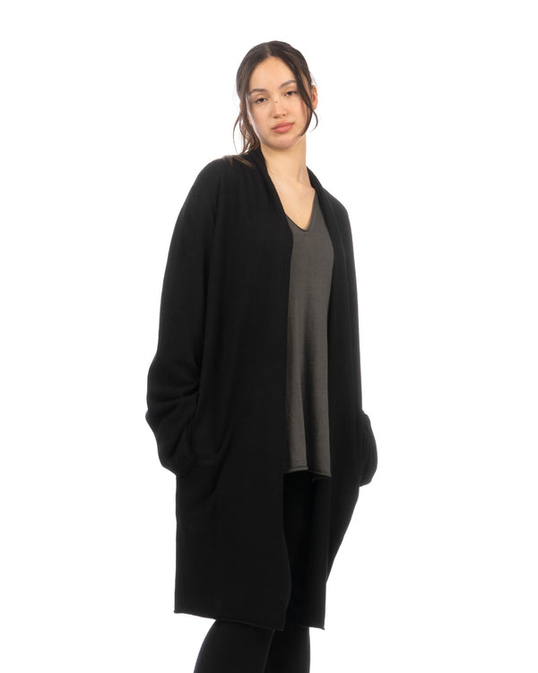 SO GOOD TO WEAR | W Samara Cardigan Black - Concrete