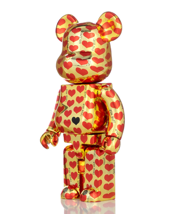 Medicom Toy | Be@rbrick Amplifier Gold Heart 1000% - Concrete