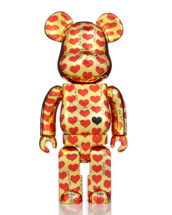 Medicom Toy | Be@rbrick Amplifier Gold Heart 1000% - Concrete