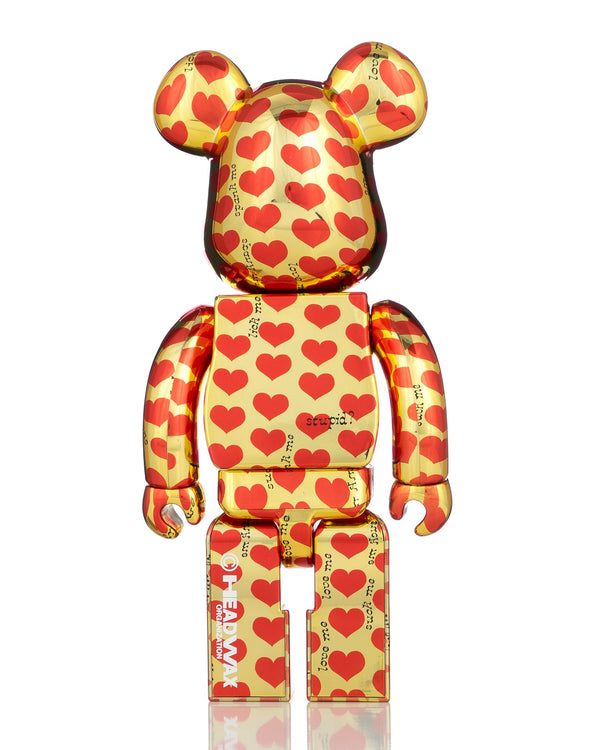 Medicom Toy | Be@rbrick Amplifier Gold Heart 1000% - Concrete