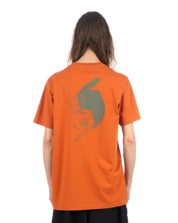 maharishi | 1007 Yin Yang Rabbit T-Shirt Rust - Concrete