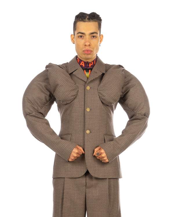 Walter Van Beirendonck | Yeti Blazer Brown - Concrete