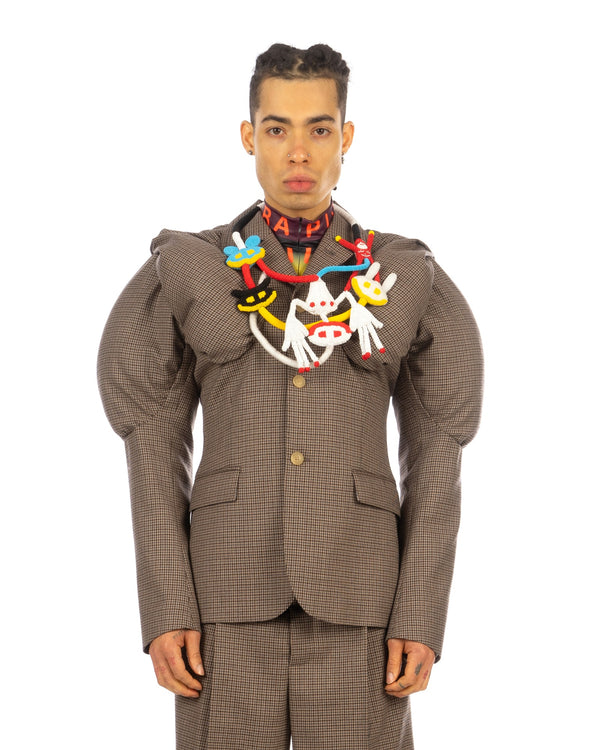 Walter Van Beirendonck | Yeti Blazer Brown - Concrete