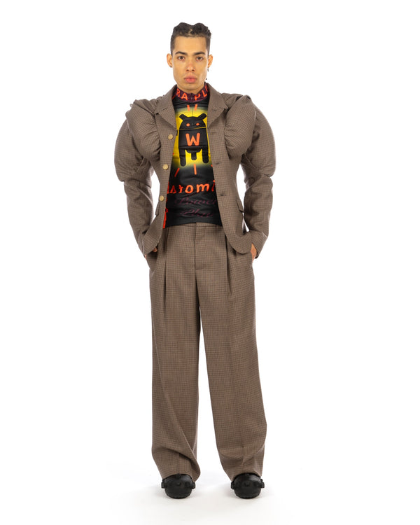 Walter Van Beirendonck | Yeti Blazer Brown - Concrete