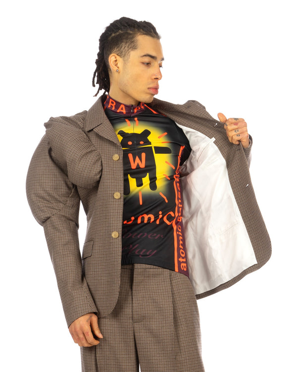 Walter Van Beirendonck | Yeti Blazer Brown - Concrete