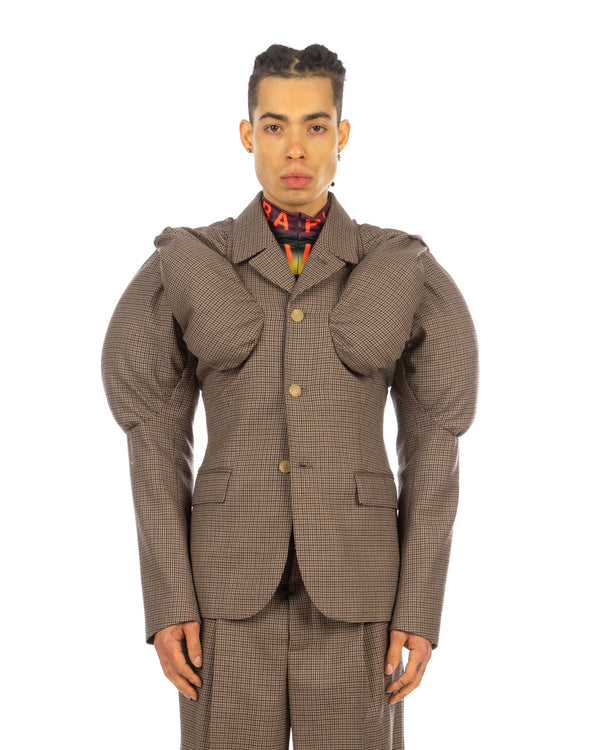 Walter Van Beirendonck | Yeti Blazer Brown - Concrete
