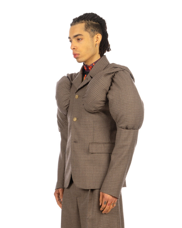 Walter Van Beirendonck | Yeti Blazer Brown - Concrete