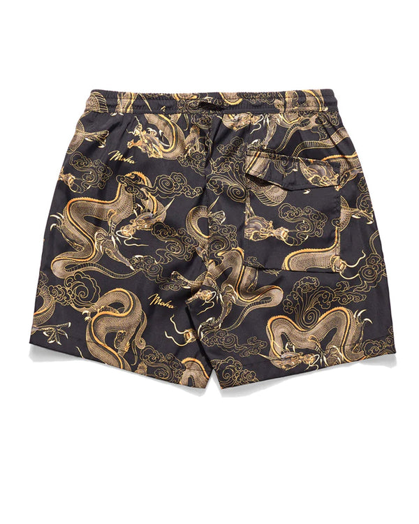 maharishi | 1549 Dragon Swim Shorts Black - Concrete
