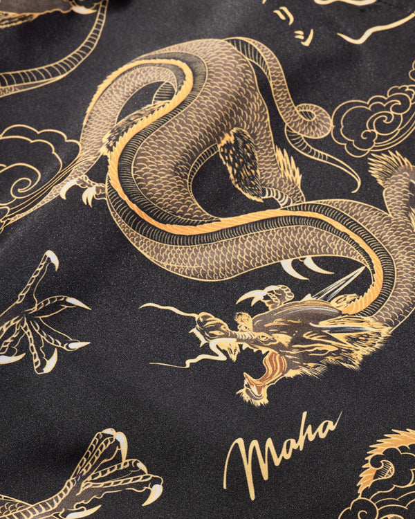 maharishi | 1549 Dragon Swim Shorts Black - Concrete