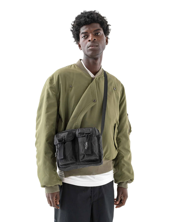maharishi | Camo M.A.L.I.C.E. Cross Body Bag Black - Concrete