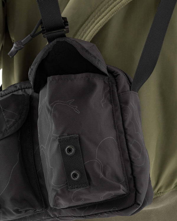 maharishi | Camo M.A.L.I.C.E. Cross Body Bag Black - Concrete
