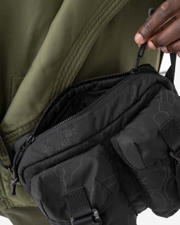 maharishi | Camo M.A.L.I.C.E. Cross Body Bag Black - Concrete