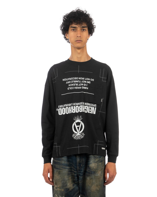 NEIGHBORHOOD | SRL. Sheltech-2 Crewneck Black - Concrete