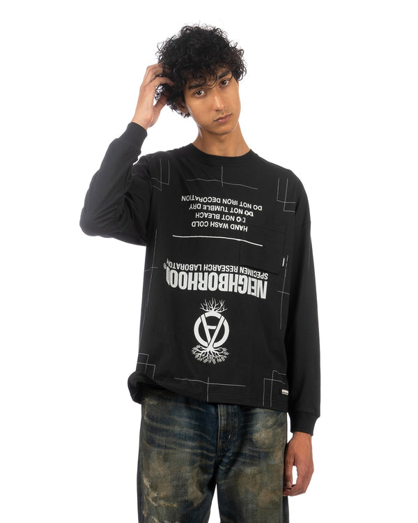 NEIGHBORHOOD | SRL. Sheltech-2 Crewneck Black - Concrete