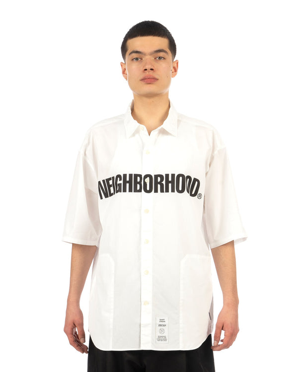NEIGHBORHOOD | Trad Shirt White - Concrete