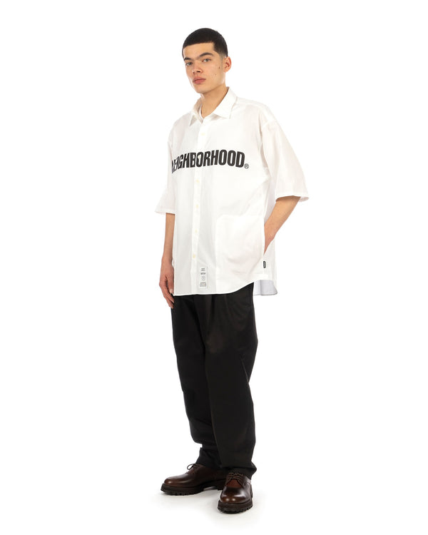 NEIGHBORHOOD | Trad Shirt White - Concrete