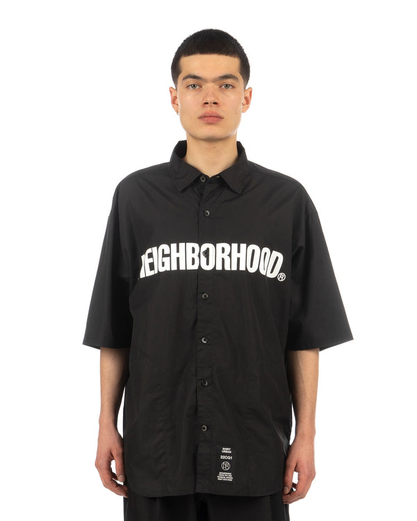 NEIGHBORHOOD | Trad Shirt Black - Concrete