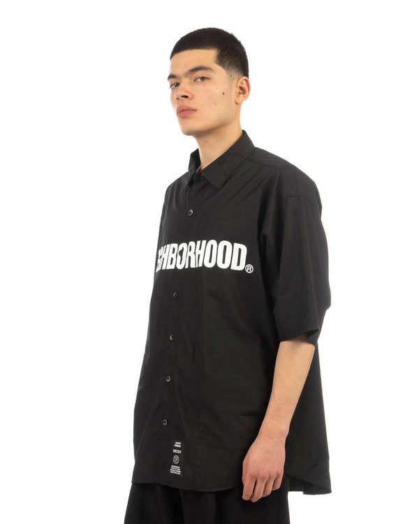 NEIGHBORHOOD | Trad Shirt Black - Concrete