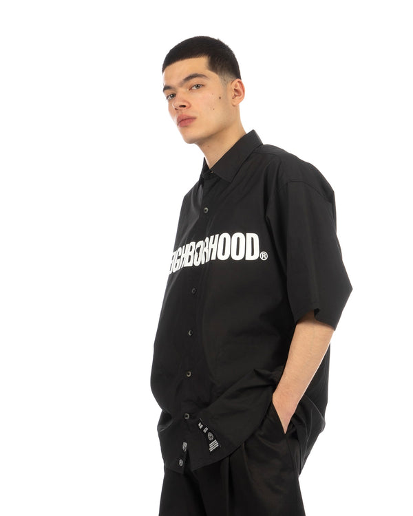 NEIGHBORHOOD | Trad Shirt Black - Concrete