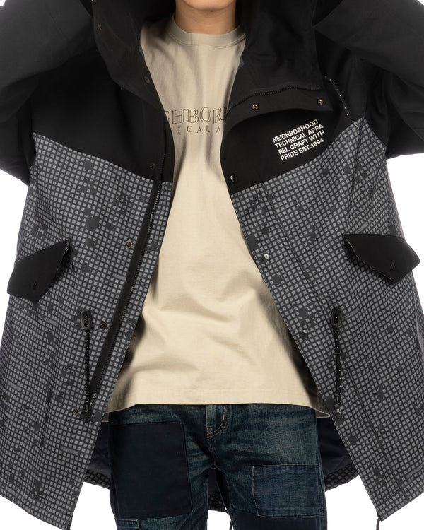 NEIGHBORHOOD | Camouflage M-51 Coat Black - Concrete