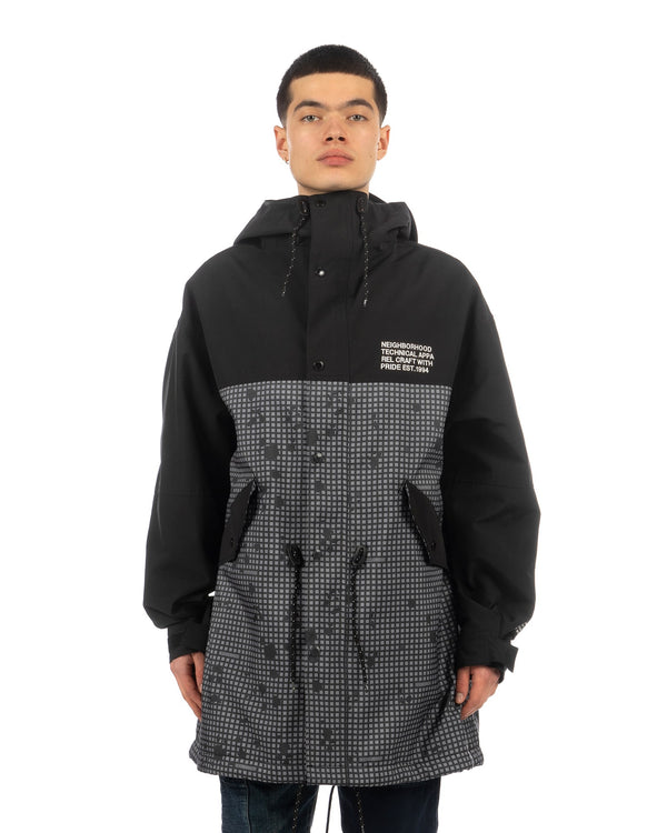 NEIGHBORHOOD | Camouflage M-51 Coat Black - Concrete
