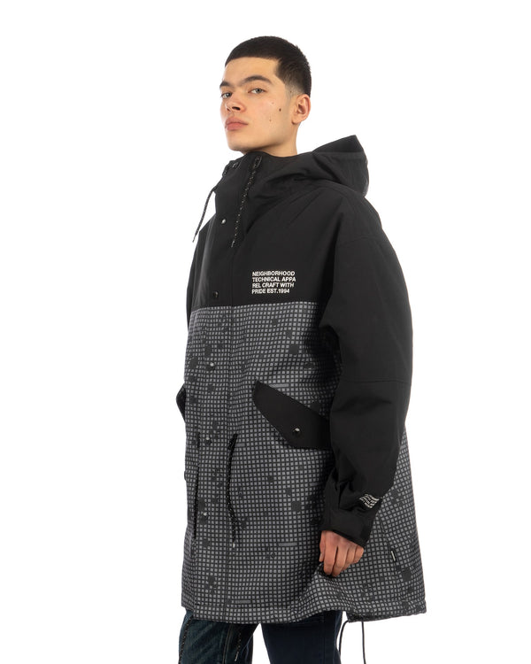 NEIGHBORHOOD | Camouflage M-51 Coat Black - Concrete