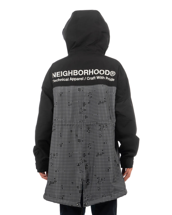 NEIGHBORHOOD | Camouflage M-51 Coat Black - Concrete
