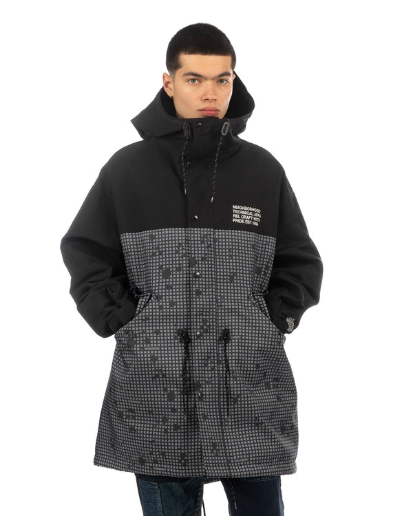 NEIGHBORHOOD | Camouflage M-51 Coat Black - Concrete