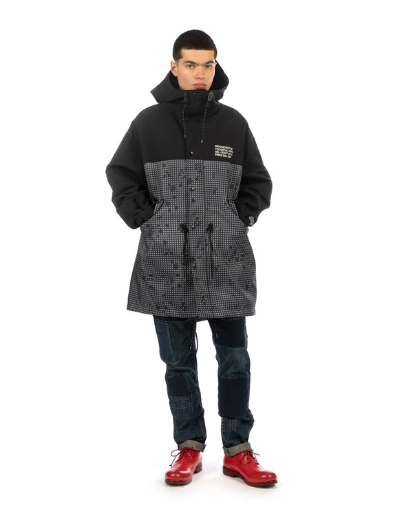 NEIGHBORHOOD | Camouflage M-51 Coat Black - Concrete