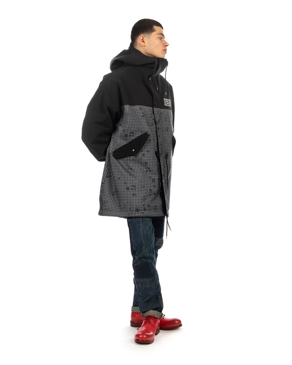 NEIGHBORHOOD | Camouflage M-51 Coat Black - Concrete