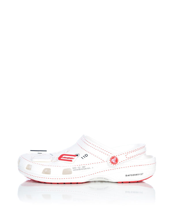 KANGHYUK | x Crocs Classic Clogs White - Concrete