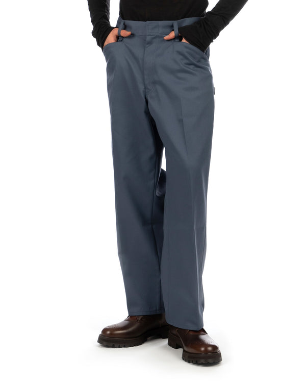 NEIGHBORHOOD | WP Wide Pants Blue Gray - Concrete