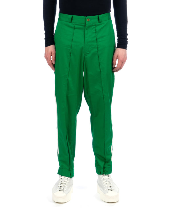 Haversack | Burberry Cross Track Pants Green - Concrete