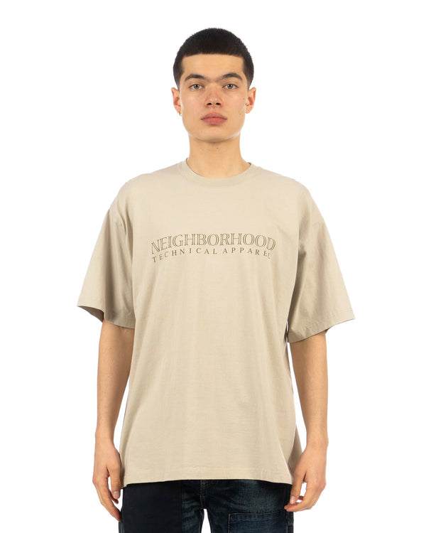 NEIGHBORHOOD | NH-4 T-Shirt Beige - Concrete