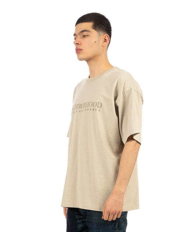 NEIGHBORHOOD | NH-4 T-Shirt Beige - Concrete