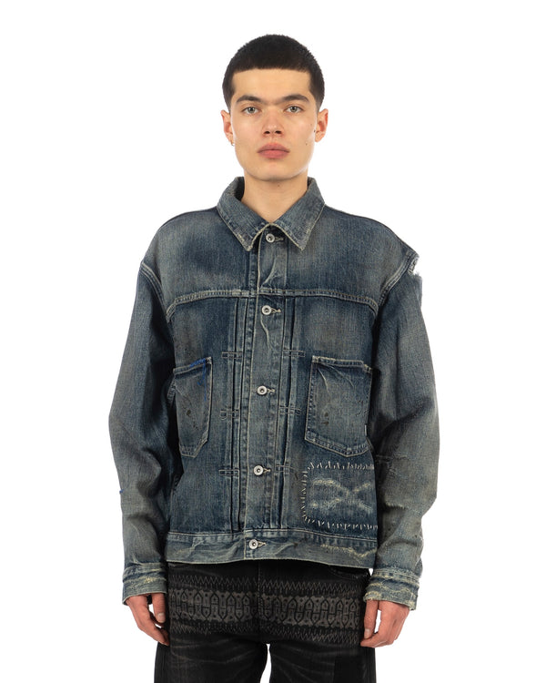 NEIGHBORHOOD | Savage Type-2 Denim Jacket Indigo - Concrete