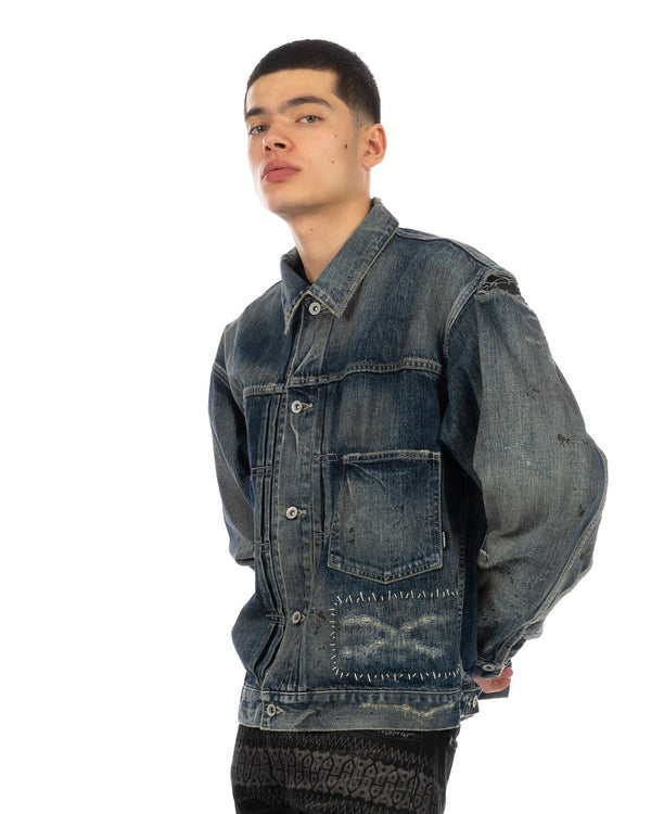 NEIGHBORHOOD | Savage Type-2 Denim Jacket Indigo - Concrete