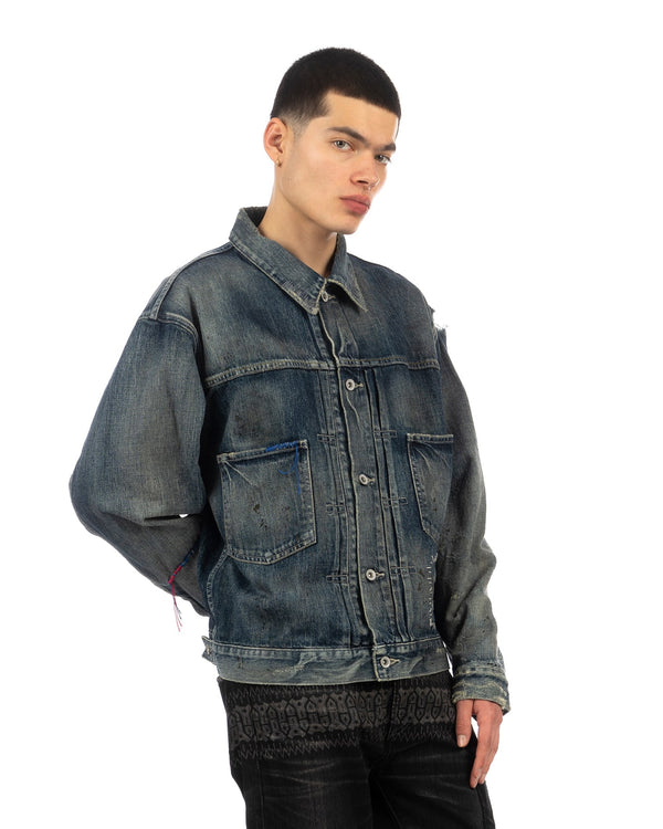 NEIGHBORHOOD | Savage Type-2 Denim Jacket Indigo - Concrete
