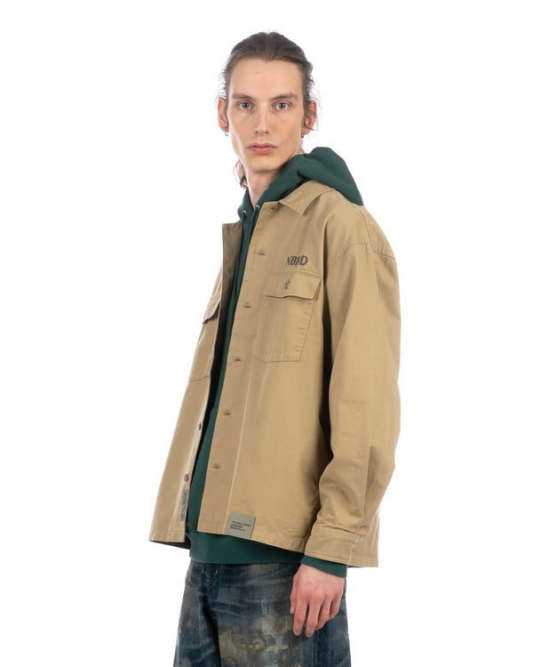 NEIGHBORHOOD | BDU Long Sleeve Shirt Beige - Concrete