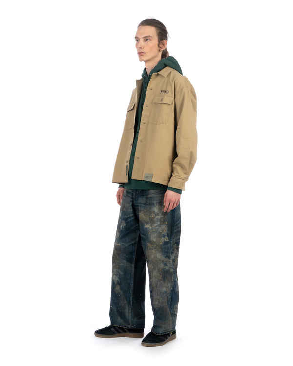 NEIGHBORHOOD | BDU Long Sleeve Shirt Beige - Concrete