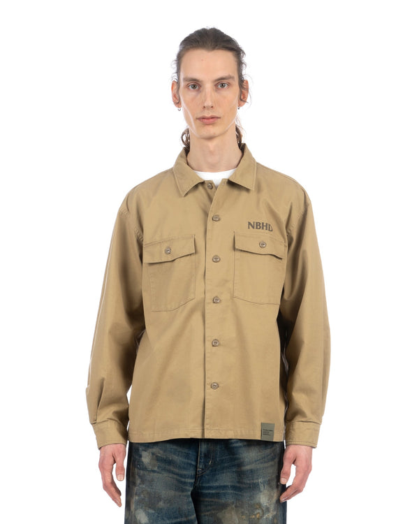 NEIGHBORHOOD | BDU Long Sleeve Shirt Beige - Concrete