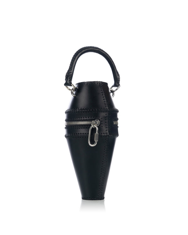 Saddermander | The Urn Petite Bag Black - Concrete