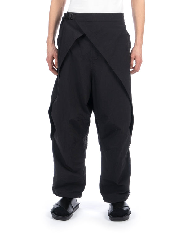 maharishi | 5042 Veg Dyed Hakama Track Pants Black - Concrete