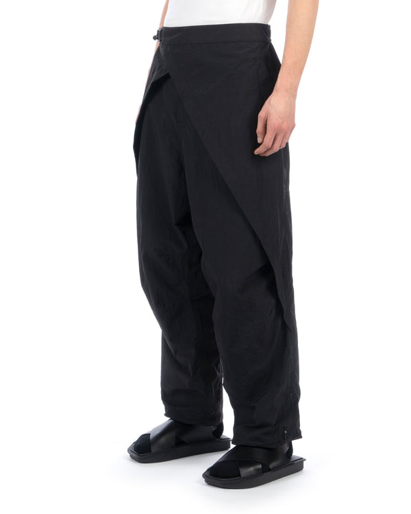 maharishi | 5042 Veg Dyed Hakama Track Pants Black - Concrete