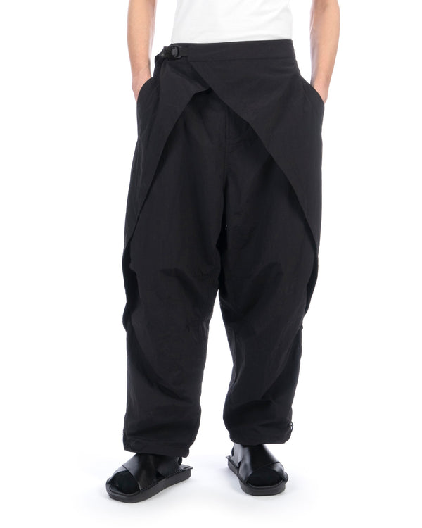 maharishi | 5042 Veg Dyed Hakama Track Pants Black - Concrete