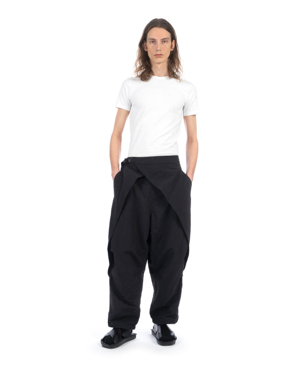 maharishi | 5042 Veg Dyed Hakama Track Pants Black - Concrete