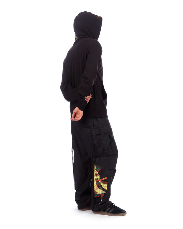 maharishi | 5097 Maha Tiger Hoodie Black - Concrete