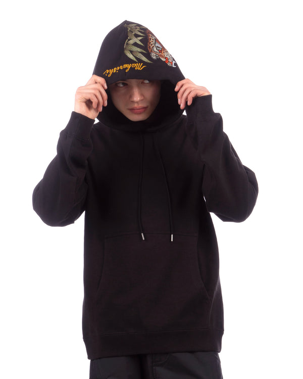 maharishi | 5097 Maha Tiger Hoodie Black - Concrete